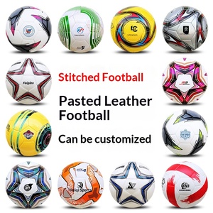 Ballon de <span class=keywords><strong>football</strong></span> imprimé avec logo, cousu à la machine à trois anneaux, pour les matchs et l'entraînement des coupes européennes et américaines, n° 5 Shjf2025 PVC en gros - Product Image 2