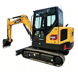 เครื่องจักรขุดขนาดเล็ก SANY SY55U และอะไหล่ เครื่องยนต์ใหม่เอี่ยม รถขุดตีนตะขาบ รถขุดไฮดรอลิก รุ่นใหม่ พร้อม EPA&CE Euro5 - Product Image 1