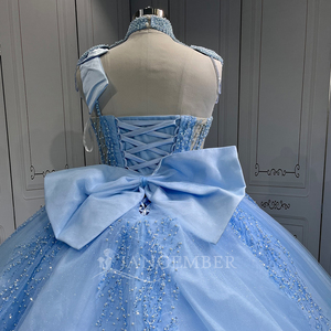 Robes de Quinceañera bleu ciel Lsmu165, Vestidos de 15 Quinceañeras, Xv Anos, Debutantes pour 15 ans, Jancember - Product Image 5