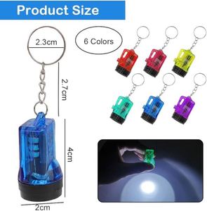 Linterna LED Personalizada Barata - Mini Llaveros - Juguete Divertido para Fiestas de Cumpleaños, Luz para Acampar y Senderismo al Aire Libre - Product Image 2