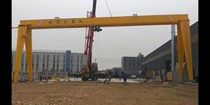 Grúa pórtico monoviga para centro logístico, manipulador de contenedores y carga, 10t, 16t, 32t, grúa pórtico rodante sobre rieles - Product Image 5
