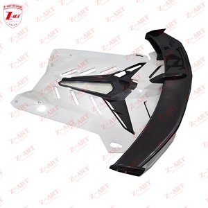 ฝากระโปรงเครื่องยนต์ Z-ART 2011-2022 svj ฝากระโปรงท้ายคาร์บอนแบบแห้งพร้อมฝากระโปรงเครื่องยนต์สำหรับรถ LP700 LP720 LP740รถโรดสเตอร์ LP750 - Product Image 3