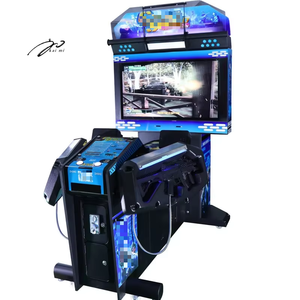 מכונת משחק ארקייד של קאימי פקטורי, סימולטור טיסה עם אקדח, 42 אינץ', ירי כפול, מופעל במטבעות, משחק Ghost Squad Plus - Product Image 2