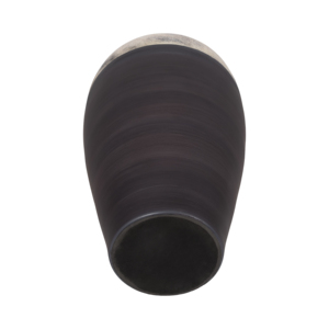 Vaso Decorativo in Vetro con Coperchio in Resina, Forma Ovale per Esposizione su Tavolo del Soggiorno, Elegante Elemento d'Arredo - Product Image 6