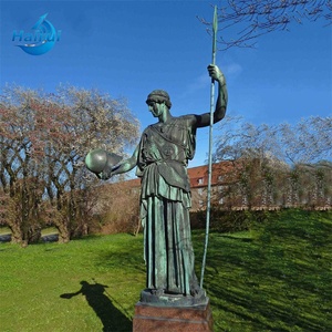 Sculptures en bronze Athena sur mesure, art décoratif de l'<span class=keywords><strong>Athènes</strong></span> antique, Grèce, à vendre en cadeau, avec des thèmes d'animaux d'anime - Product Image 4