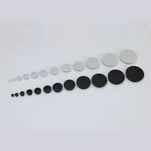 Snap On Plastic Hole Plug Round For Profile Pipe Wall Cable Cover Screw Hole Covers Furniture Desk Holes Caps 5mm To 60mm