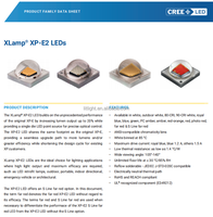 Diode électroluminescente X-lamp XP-E rouge-orange vert bleu royal ambre XPE2 3W LED haute puissance SMD 3535 blanc XP-E2 puce Horizon LEDs
