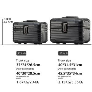 High-End 15 Polegada Toda Liga De Magnésio De Alumínio Cosméticos Portáteis Caso Logotipo Personalizado Caixa De Armazenamento De Alta Tecnologia Mala De Finalidade Especial - Product Image 3