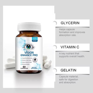 Cápsulas Orgánicas Premium para el Cuidado de la Fatiga Ocular, Apoyo Diario a la Visión, Apoyo Inmunológico, Suplemento Herbal para Adultos - Product Image 3