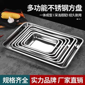 Bandeja Rectangular de Acero Inoxidable de 0.5mm de Grosor para Uso en Cocinas Comerciales - Product Image 5