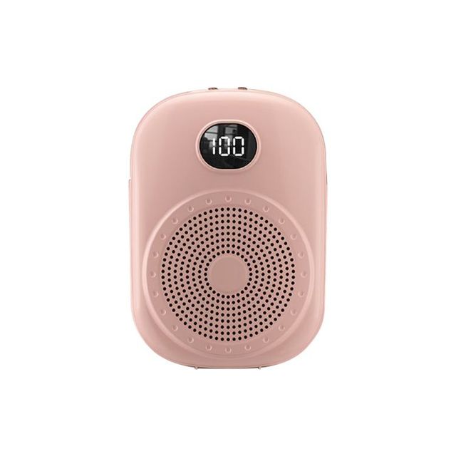 Voice Amplifier Portable Megaphone PA System with Wired Head Mounted Microphone BT Wireless Microphone Amplifier Lightweight Dig