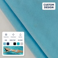Tissu en polyester et élasthanne semi-mat de haute qualité, personnalisé, doux et agréable pour la peau