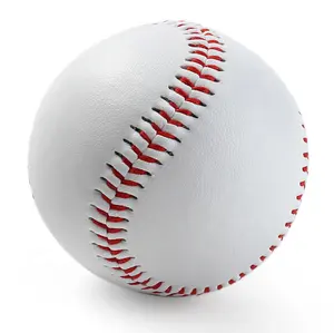 सरकारी प्रतियोगिता ग्रेड लीग मनोरंजक उपयोग अभ्यास Baseballs मानक आकार वयस्क Unmarked चमड़े के कवर प्रशिक्षण गेंद