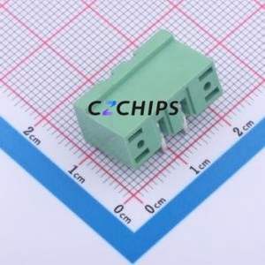 2ETYRM-5.0-02P-14-100AH Plug-in Terminal Block Bent Lead Through Hole,P=5mm Board-to-Board / Socket Closed Screw Fixing 1x2P 5mm - Product Image 2