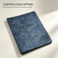 Carpeta de Anillas de 3 Anillos de 1 Pulgada con Logotipo Personalizado en Relieve, Bajo MOQ, de Cuero PU, Organizador de Archivos, Cuaderno, Planificador, Portafolio
