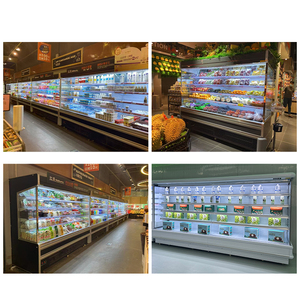 Siêu thị thương mại multideck mở máy làm lạnh hiển thị tủ lạnh tủ đông cho rau và trái cây - Product Image 3