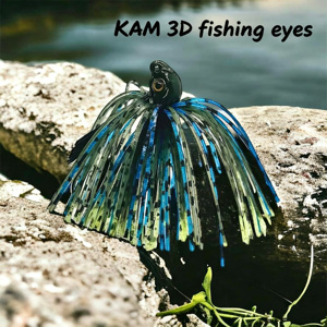 ตาปลอมตกปลา KAM 1000 ชิ้น/ถุง 4 มิติ ทนทานและมีประสิทธิภาพ ขนาดเหยื่อตกปลาปรับแต่งได้ 3 มม.~20 มม. - Product Image 2