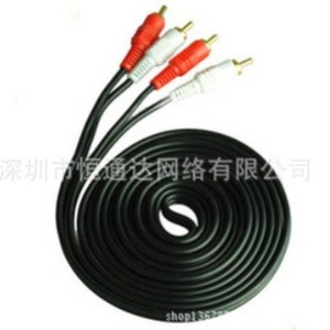 สายสัญญาณเสียงและวิดีโอ RCA 2RCA ต่อ 2RCA ชาย ชาย 3 เมตร สำหรับเชื่อมต่อทีวี คอมพิวเตอร์ ลำโพง - Product Image 4