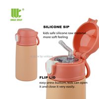 Gobelet isotherme unique pour enfants en acier inoxydable écologique, anti-fuite, sans BPA, réutilisable, pour café et voyage