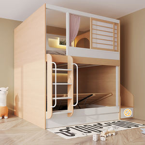 Cama Alta <span class=keywords><strong>Infantil</strong></span> JINS con <span class=keywords><strong>Cajones</strong></span>, Diseño Moderno, Cómoda y Duradera para Dormitorio - Product Image 4