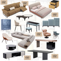 Ensemble de canapés en forme de bulle personnalisé, tissu bouclé OKF, fauteuil rond, ottoman, combinaison pour salon, appartement, hôtel, villa