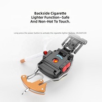 Mini lampe torche COB en alliage d'aluminium, étanche, interface USB, magnétique, multifonctionnelle, porte-clés, lumière d'urgence, mise au point réglable