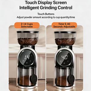 Molinillo de Espresso Eléctrico con Pantalla Inteligente Ajustable y Pantalla LCD - Product Image 3