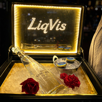 LiqVis Présentoir LED Premium pour Bouteilles, à Changement de Couleur, pour une Présentation Culinaire Raffinée et une Expérience Gastronomique Haut de Gamme