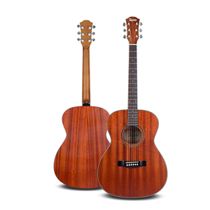 Guitare acoustique Surpass Music de haute qualité, 40 pouces, forme <span class=keywords><strong>OM</strong></span>, entièrement en acajou, finition mate, guitare électrique pour la pratique quotidienne du chant - Product Image 3