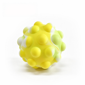 Balle anti-stress sensorielle en silicone avec logo personnalisé, colorée et texturée, jouet à presser pour la relaxation et les cadeaux promotionnels - Product Image 4