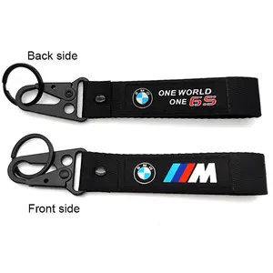 Porte-clés avec Logo de voiture, lanière, ceinture, sangle, porte-clés, vol aérien, porte-clés pour cadeaux, vente en gros