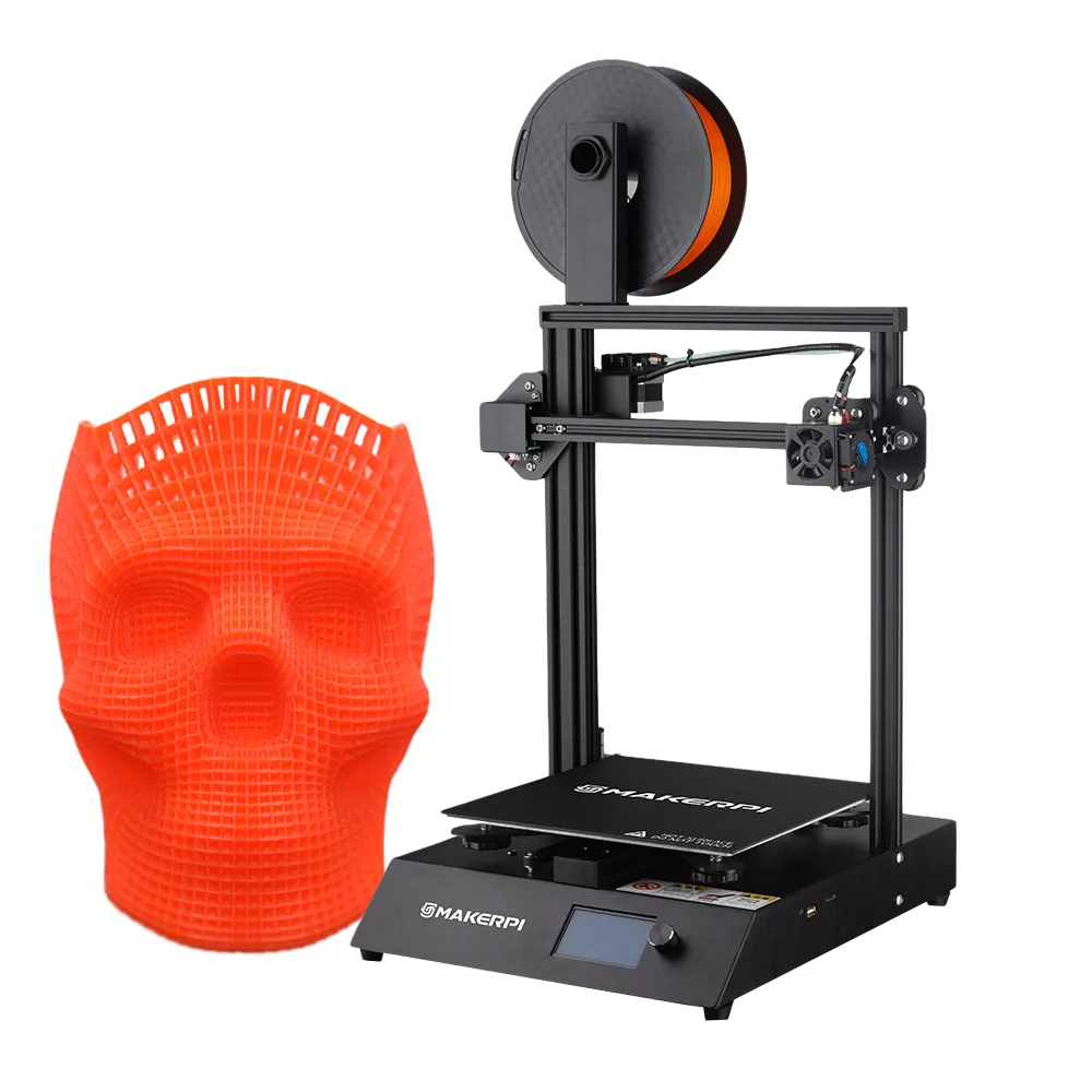 Makerpi P2 Kỹ Thuật Số Tất Cả Các Khung Kim Loại Hỗ Trợ Hình Ảnh Cứu Trợ In Ấn 20X20 DIY 3D Máy In