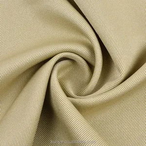 KUNYE heavyweight double layer silky twill NAIA fabric acetate for A/W coat