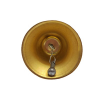 Cloche en laiton 8cm, 10cm, 14cm, 17cm avec manche en bois, cloche en cuivre, vente en gros