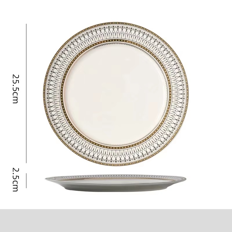 Plato blanco de 10''