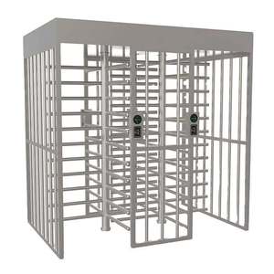 Puerta Enrollable Antipinchazos |   Puerta de Acero Inoxidable con Diseño de Cruz Alta |   Acceso sin personal para Comunidades y Estadios |   OEM Personalizado - Product Image 5
