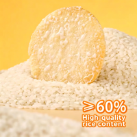 Craquelins de riz en vrac, saveur sucrée, texture dure, certifiés HACCP, prêts à consommer, marque authentique Seoul, emballage en sac, 2 kg/carton