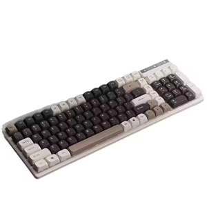 Conjunto de teclado y ratón con sensación mecánica flotante, cableado, con cubierta de película, silencioso, adecuado para oficina, juegos, deportes electrónicos y computadoras. - Product Image 1