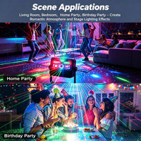 Lumière stroboscopique disco, lumières de scène, lumières laser LED, lumières DJ, haut-parleur Bluetooth, activé par le son, pour KTV, bars, DJ, club, spectacle, piste de danse | YSH