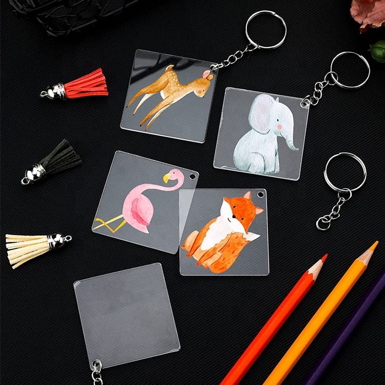 Acrylic Keychain How To Make Keychains At Home Easy Keychain