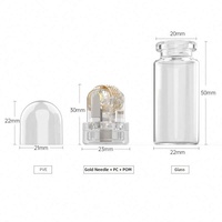 Hydra 64 20 aiguilles CE 0.25mm 0.5mm 1.0mm Micro-aiguilles en titane Derma Stamp Tube de gel pour la peau