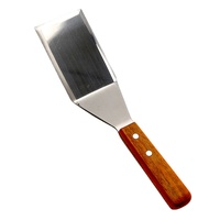 Spatule de retournement en acier inoxydable pour griller, cuire, pâtisserie, gaufrées, grilles, pizzas