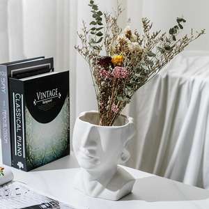 Vestíbulo para el hogar, jarrón de cerámica, jarrón creativo para el cuerpo de David, decoración de sala de estar, adorno artístico transfronterizo - Product Image 4