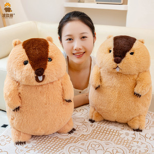 Peluche de Marmota Creativa y Adorable de For Bear, Muñeco de Peluche con Relleno de Algodón PP, Almohada de Marmota de Gran Tamaño, Muñeco para Máquina de Agarre Transfronteriza - Product Image 2