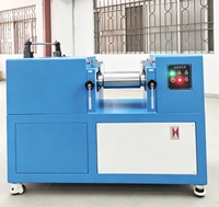 Mélangeur de caoutchouc à deux rouleaux XK-160 pour laboratoire, vitesse variable à fréquence variable avec certification CE
