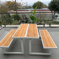 Ensemble table et chaises pliantes en métal multifonctionnel pour extérieur, idéal pour la cour, facile à déplacer et à ranger, JUNYI