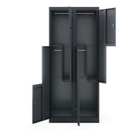 Casier en acier de type Z, emballage plat, armoire de rangement métallique multi-portes pour salle de sport, école, usine, hôpital, gimnasio, casilleros