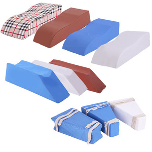 Coussin de positionnement trapézoïdal en forme de S, réutilisable, pour le soutien des jambes au lit, soin anti-escarres - Product Image 5