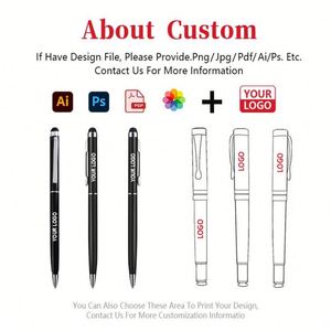 Stylo bille rotatif en métal personnalisable avec logo, cadeau d'entreprise exquis pour hôtel, idéal pour la promotion - Product Image 2