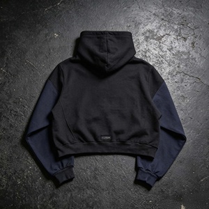 Sweat à capuche vintage de haute qualité avec broderie et fermeture éclair, pull uni pour homme, couleurs contrastées, sweat à capuche zippé surdimensionné pour homme - Product Image 4